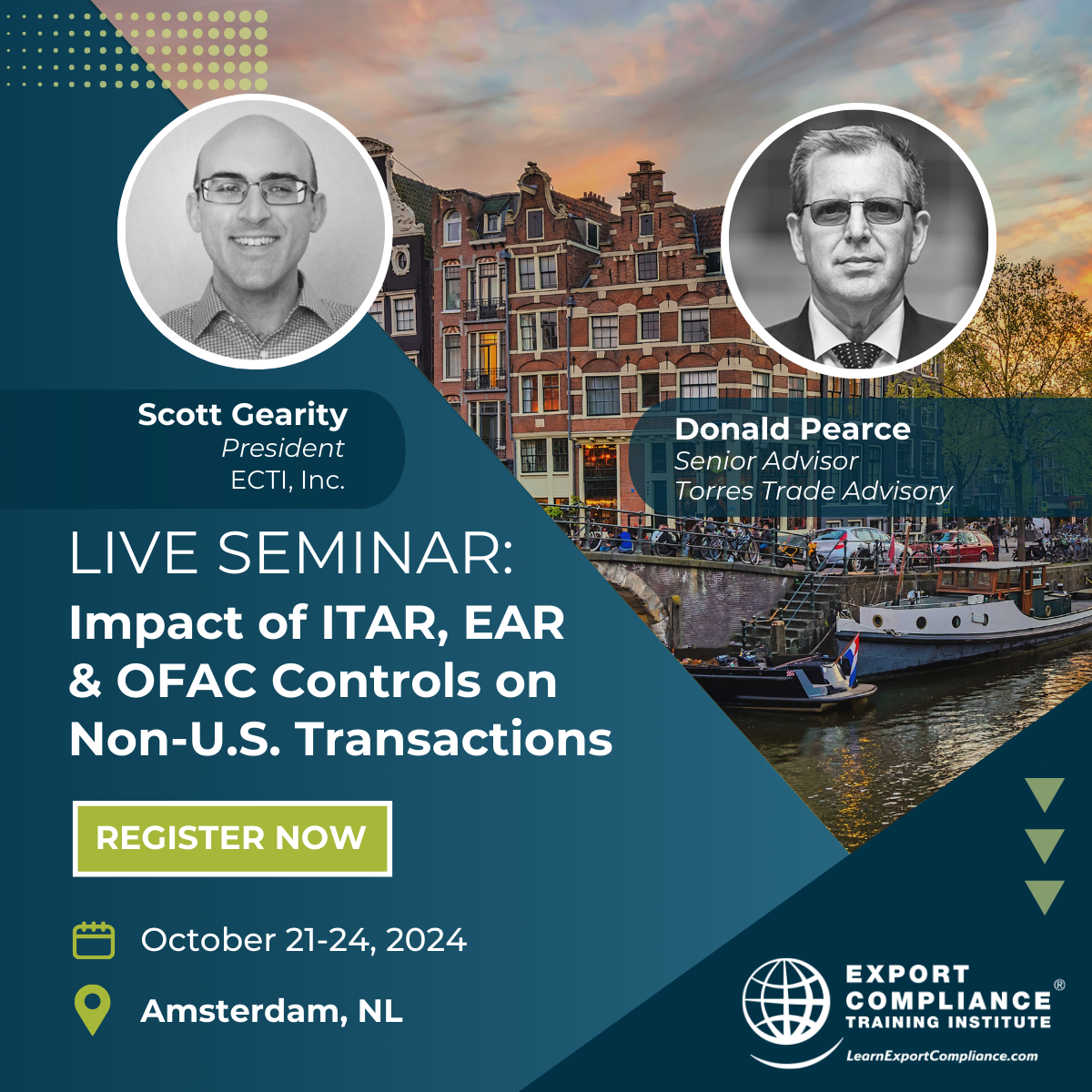 Live Export Compliance Seminar: Amsterdam NL